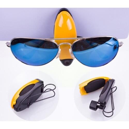 Multi-function Car glasses clips Paper clips Car glasses racks Car clips colors glasses Random L5G4