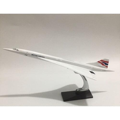 JASON TUTU 45-47CM British Concorde Plane Model Airplane Model Air France Concorde Aircraft Model Diecast scale 1:200 Planes
