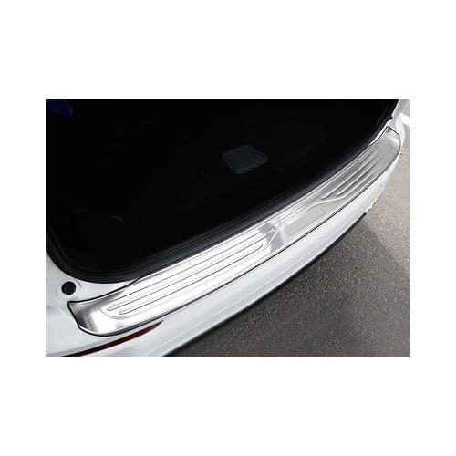 Stainless Exterior Rear Boot Trunk Fender Plate Trim 1PCS For Volvo XC60 2018