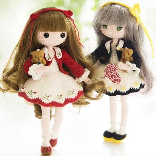 MORA Knitting Doll DIY Material Package MOMO Crochet Wool Doll Knitting Kit