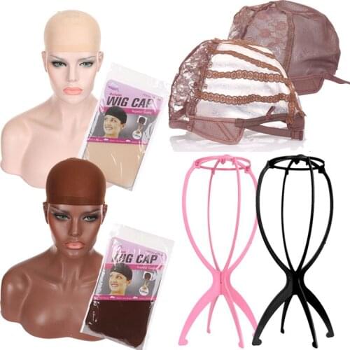 Hairnets Wig cap Snood Wig holder Capless Open-cap Nylon Elastic material Tools for Hair extensions slip prevent band