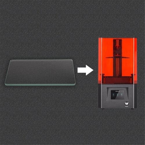 For Creality LD-002H Light Curing Temperature Resistant Platform Glass Plate 130*70mm Glass Platform