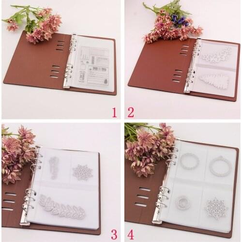 Cutting Dies Stencil Storage Book Organizer Collection 10 Inner Pages DIY Scrapbooking--Y142