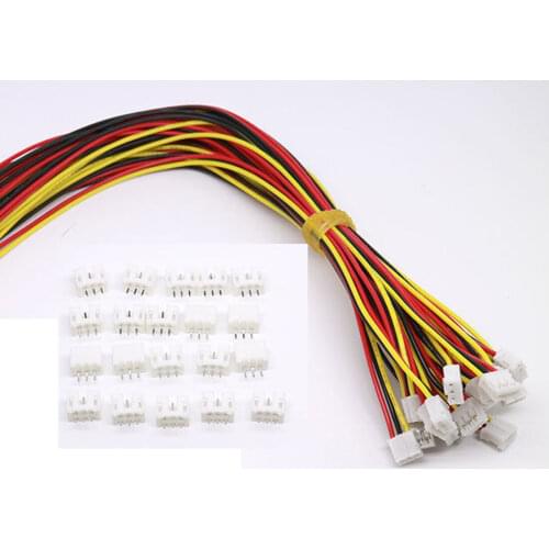 20SETS Mini Micro JST 2.0 PH 3 Pin Connector plug Male with 150MM cable & female
