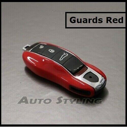 Guards Red Key Cover For Porsche Remote Case Shell Side Painted Trim 3 4 Button