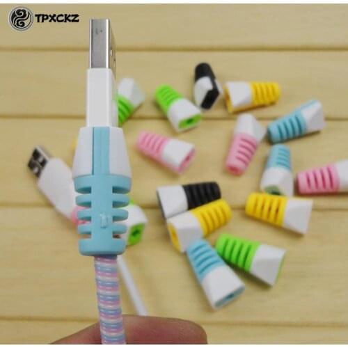 1/10pcs Charger Cable Saver Cover USB Charging Cord Protector For Phone