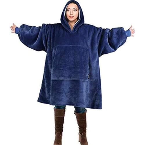 Winter Woman Thick Flannel Night Sleeping Gown Thermal Women Warm Soft Caroset Loose Hood Lounge Wear