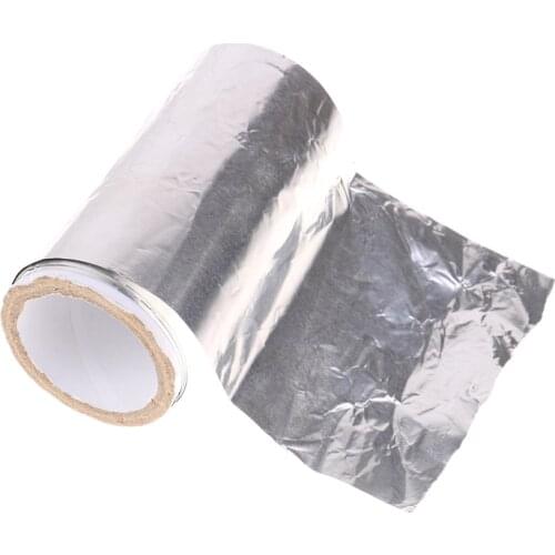1 Roll Removal Aluminum Foil Tin Paper Foil Thick Hairdressing Nail Art Tips Hair Standard Remover UV Gel Wraps Polish