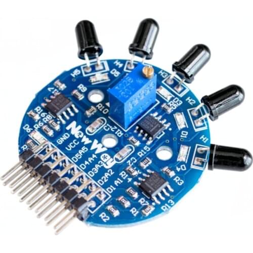 5 Way Flame Sensor Module Digital Signal Dual Output Fire Detection Sensor Module for
