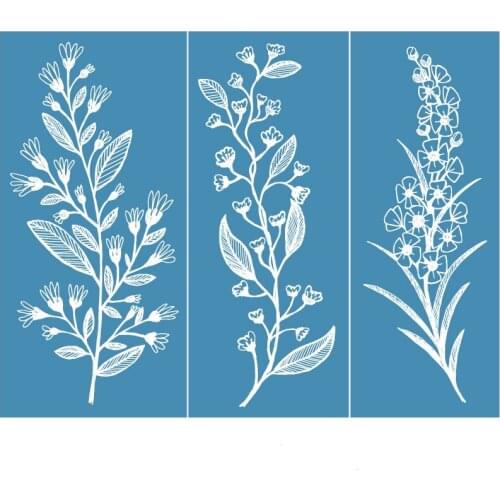 8.5 X 11" Self- Adhesivas Silk Screen Stencils Fabric Mesh Transfers Stencil Home Decoration T-Shirt Bag Pillow DIY Hand Craft