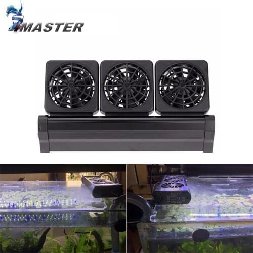 Aquarium Accessories aquarium tank cooling fans fish tank fans for aquarium coral reef Adjustable 2 Level Temperature