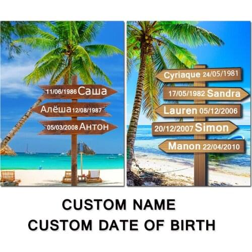 KAMY YI Diamond Painting Landscape Cross Stitch Custom Nameplate 5D Diy Full Diamond Embroidery Mosaic Home Decoration