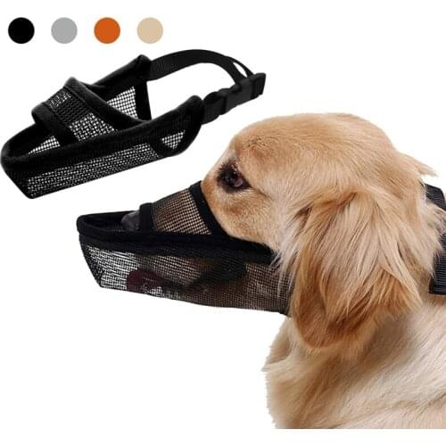 Anti Barking Dog Muzzle Adjustable Training Supplies Small Large Dog Mouth Muzzle Safety Dog Pet Accessories