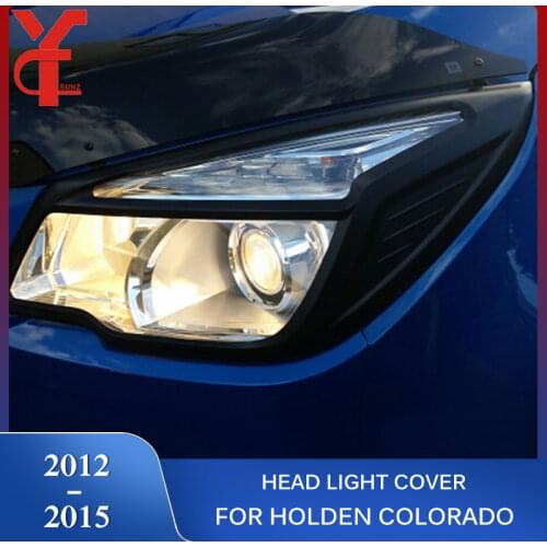 Chrome Headlights Cover For Holden Colorado Chevrolet Colorado 2012 2013 2014 2015 Chevy Accessories