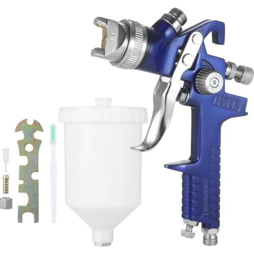 HVLP Spray Gun Painting Gun Sprayer Gravity-Feed Airbrush Paint Spray Tool 1.4mm Standard Nozzle for Car Furniture Spray Painted