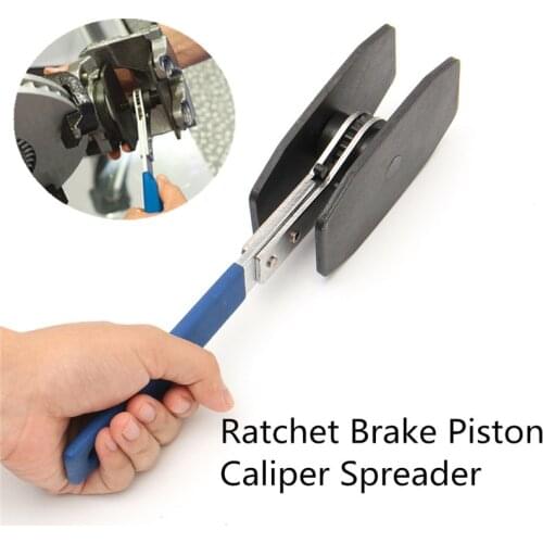 Car Brake Piston Separator Ratchet Tool Stainless Steel Press Twin Quad Separator Pad Disc Repair Kits Special Disassembly Tool