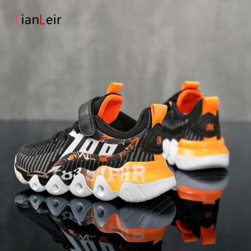 2021 Autumn Children Shoes Breathable Mesh Kids Sneakers For Boys Shoes Fashion Comfortable Kids Shoes Boys Chaussure Enfant