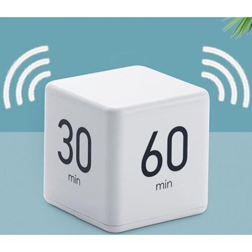 Mini Cube Digital Countdown Timer Square Baking Cooking Timer For Shower/Study//Cooking Stopwatch Alarm Clock Time Manager