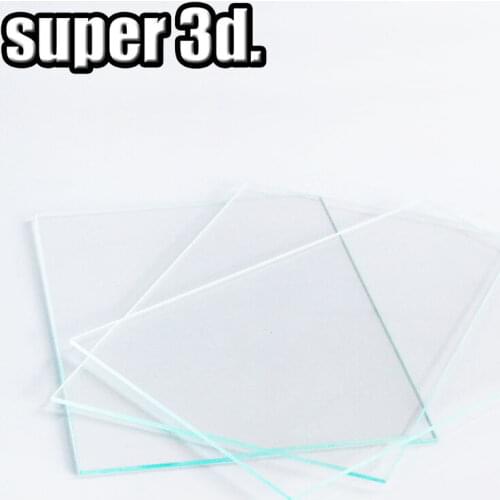 Reprap MK2 Heat Bed Borosilicate Glass Plate 214x214/220x220mm 3/4mm in good quality 3D Printer parts hot bed