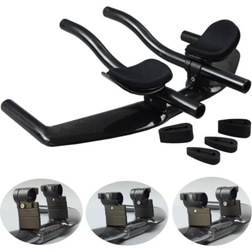 Full Carbon Bicycle Handlebar Rest Handlebar UD Road Bike TT Handlebar Glossy/Matte Bike Handle Spare Part 31.8*400/420/440mm