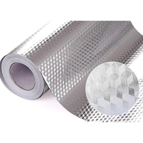 2/3/5M Aluminum Foil Self Adhesive Waterproof High Temperature Resistance Kitchen Stickers for Stove Cabinet