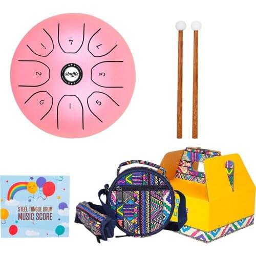 Steel Tongue Drum C Key Percussion Instrument Handpan Drum with Drum Mallets