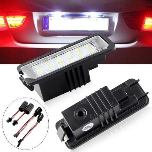 2pcs LED CANbus license plate light is highlighted Number License Plate is suitable for 06-12 VW Passat VW GOLF/GTI MK4/MK5/MK6