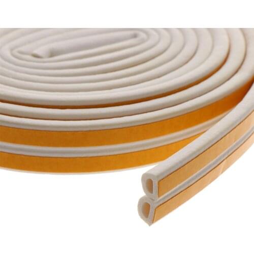 5M Anti Collision Seal Strip Draught Excluder Soundproof Self Adhesive Window Door Foam Strips
