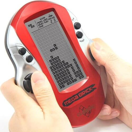 Top Quality Pocket Handheld Video Game Console 3in LCD Mini Portable Brick Game Player w/ Built-in 26 Games toys for Children