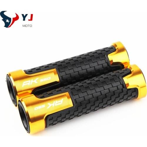 For KYMCO AK550 AK 550 2017-2019 2020 7/8''22MM High Quality Universal Anti-Skid Rubber Hand End Grips Racing Handle Bar