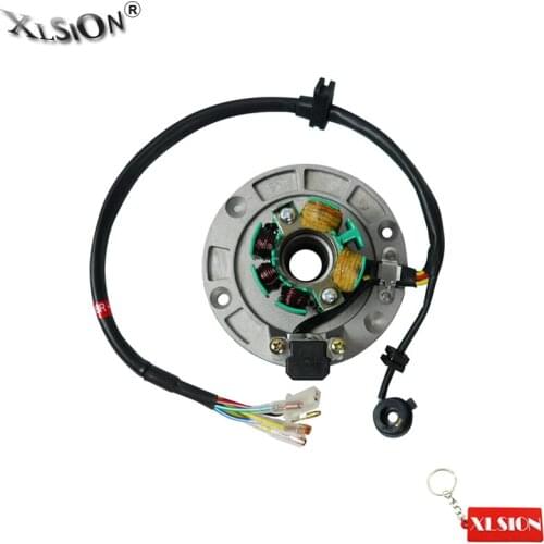 XLSION Z155 Magneto Coil Stator Kit For Zongshen 150cc 155cc 160cc Pit Dirt Monkey Bikes Oil-cooled 4 Stroke Engine 1P60YMJ
