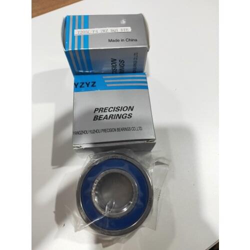 YZYZ Ceramic ball bearings 2pcs 7205 P4 High Precision Angle contact ball bearing DT 7205 2RZ-P4