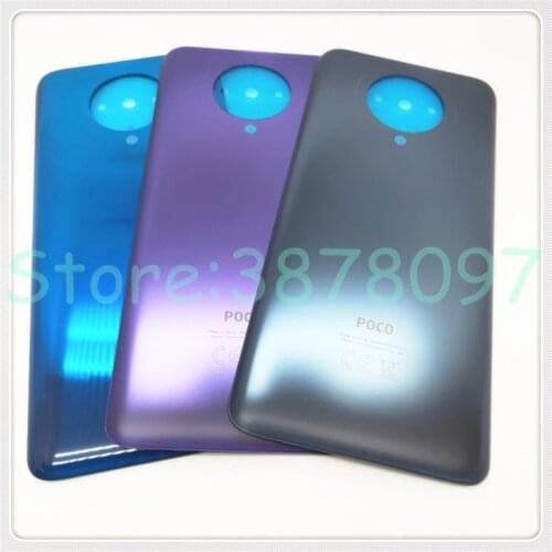 For Xiaomi Poco F2 Pro Back Battery Glass Cover Rear Housing Door Case Pocophone Replacement Parts