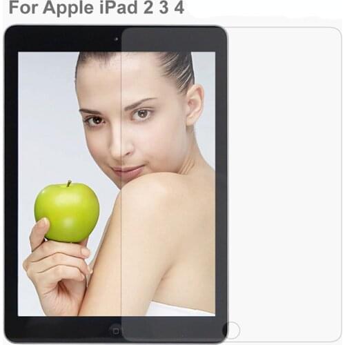 2.5D 9H Tempered Glass for iPad 2 3 4 Screen Protector Guard Film for iPad 4 / 3 / 2 9.7 inch Glass Clear Front Protective Film