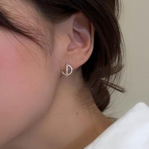 High Quality Zircon Stud Earrings For Women Elegant Small Mini Piercing Zirconia Stud Earring Korean Japanese Girls Ear Jewelry