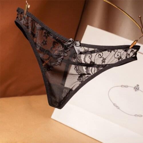 Porno Sexy Lingerie Lace Panties For Sex Women Thongs And G strings Girl Hot Breathable Hollow Out Briefs Underwear Accessories