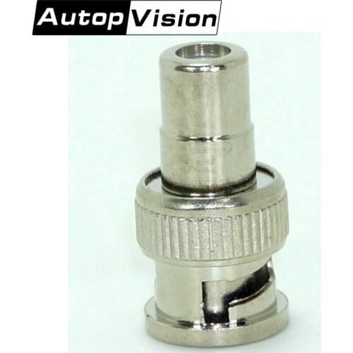 100pcs/Lot BNC Male to RCA Female Coax Cable Connector Adapter Coupler Plug for CCTV Camera