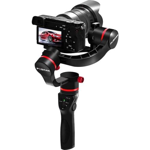 3-axis handheld encorder gimbal stabilizer for mirrorless micro-DSLR cameras 45 degrees up to 3.96lbs i.e Sony A7R2 A7S GH4 GH5