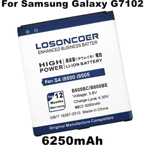 6250mAh EB-B220AE for Samsung Galaxy Grand 2 G7102/G7106 EB-B220AC Battery for Grand 2 G7105 G7100/G7108 G7109 I9295 I9507V