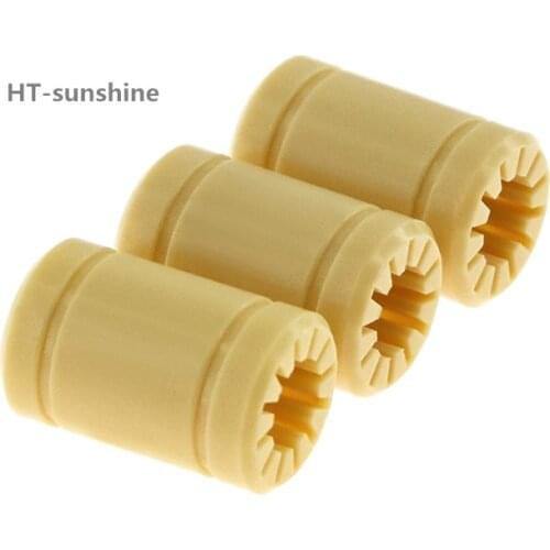3D Printer Accessories Self-lubricating engineering plastic linear bearings Oil-free bearings LM8UU RJMP series