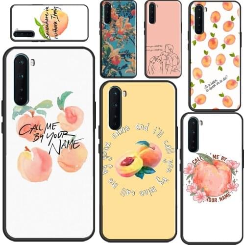 Call Me By Your Name Peach Case Cover For OPPO A72 A52 A91 A83 A15 A1K A3S A5S A53 A31 A5 A9 2020 F5 F7 Reno 4 Pro