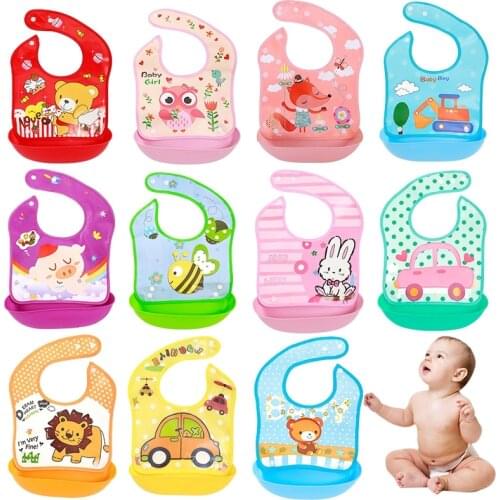 Baby Bibs Cartoon Cotton Bandana Drool Bibs Unisex Newborn Saliva Towel Infant Children Scarf Kids Feedings Eating Burp Cloths