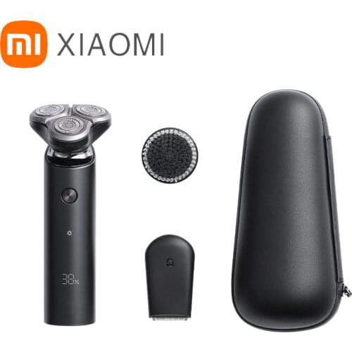 Xiaomi Mijia S500C Electric Shaver Men 3 Cutter Heads Razor Beard Timmer 360° Floating With LED Digital Display Type-C Charging