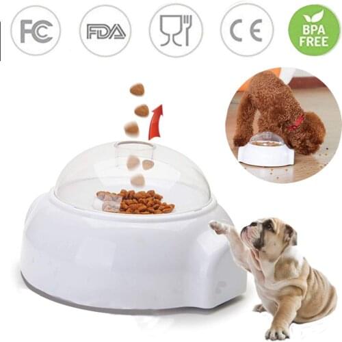 Interactive Dog Toy Increase Iq Funny Catapult Launcher Toys For Dog Feeding Playing Training Automatic Pet Food Treat Dispenser