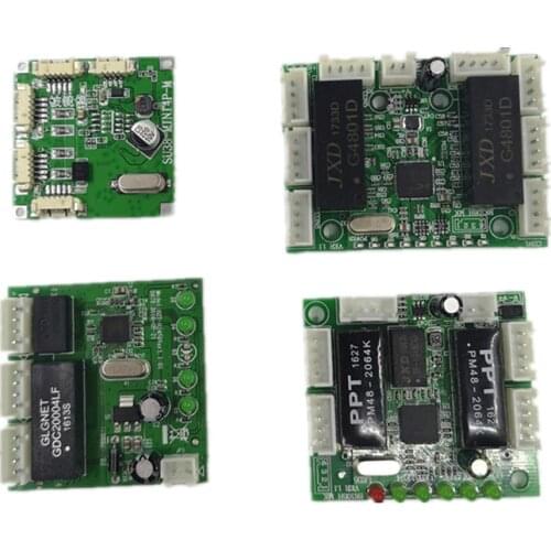 Mini module design ethernet switch circuit board for ethernet switch module 10/100mbps 3/4/5/8 port PCBA board OEM Motherboard