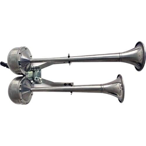 Marine electric whistle horn ship cruise ship stainless steel single tube double tube electric horn electric whistle 12/24V128db