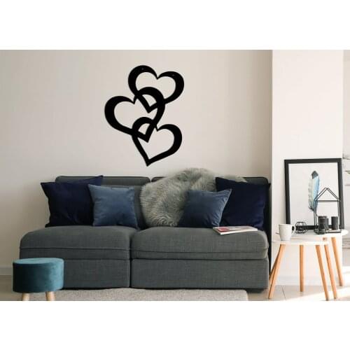 3 heart Wall Decor