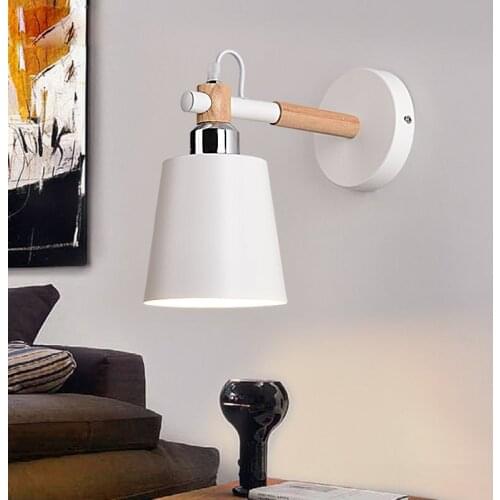 Northern European Bedroom Bedside Wall Lamp Creative Living Room Cafe Restaurant Corridor Corridor Iron Wall Lamp