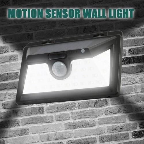 120 Degree 34/54/66/90LED Solar Power PIR Motion Sensor Wall Light Outdoor Yard Garden Lamp IP65 Waterproof