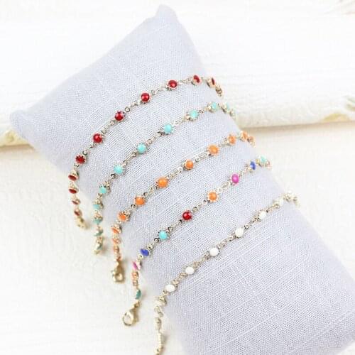 New Arrival Fashion Exquisite Creativity 18K gold Plated Bracelets double-sided drip paint sun flower Bracelets Bohemia Bracelet